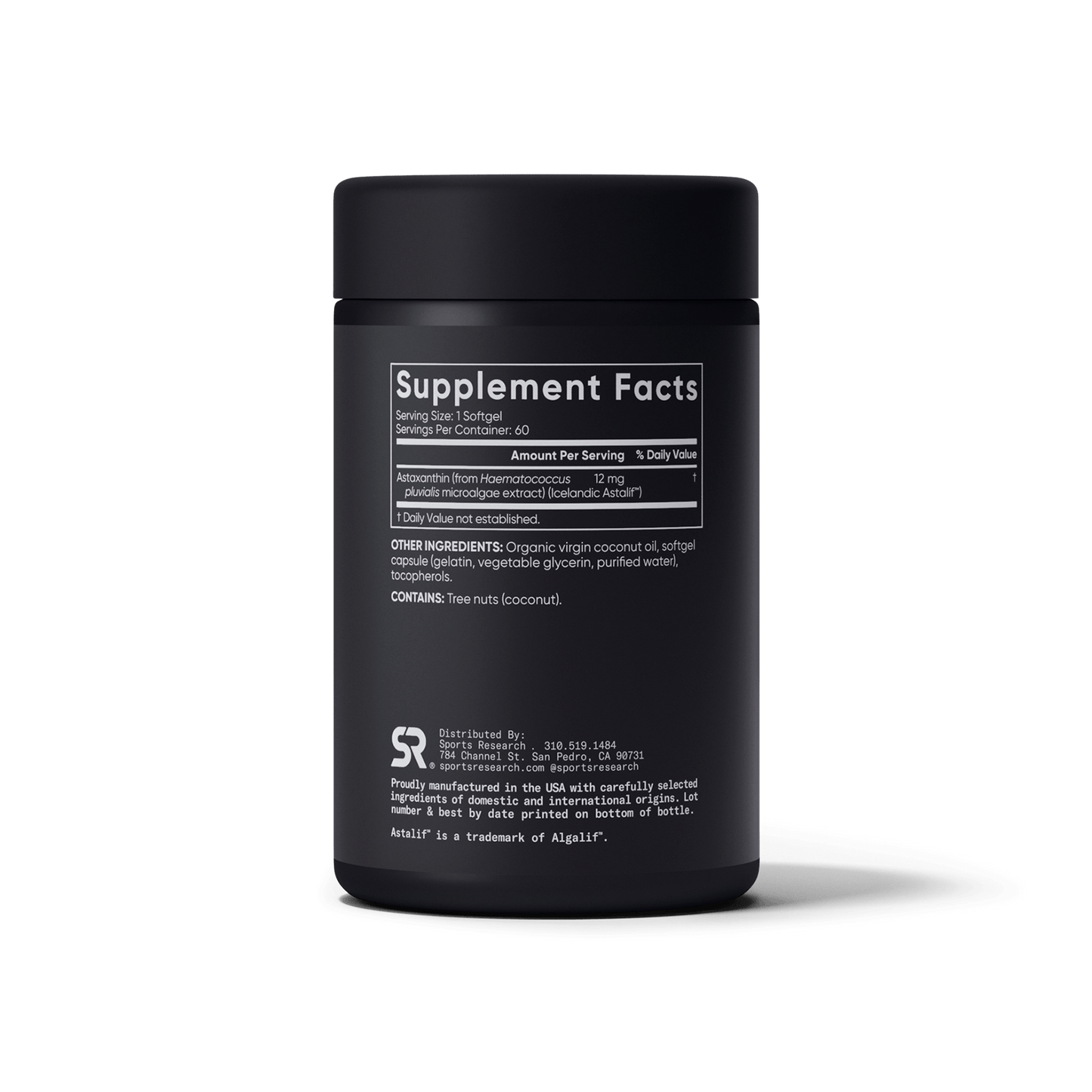 Astaxanthin 12mg (60 softgels)