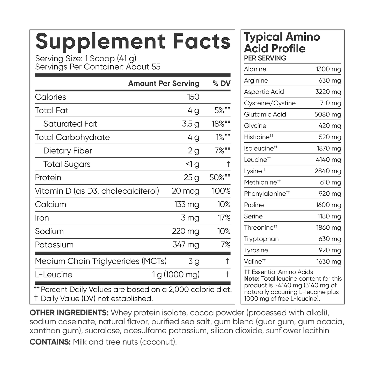 Whey Protein Isolate Vanilla (63 Servings) - 5lbs