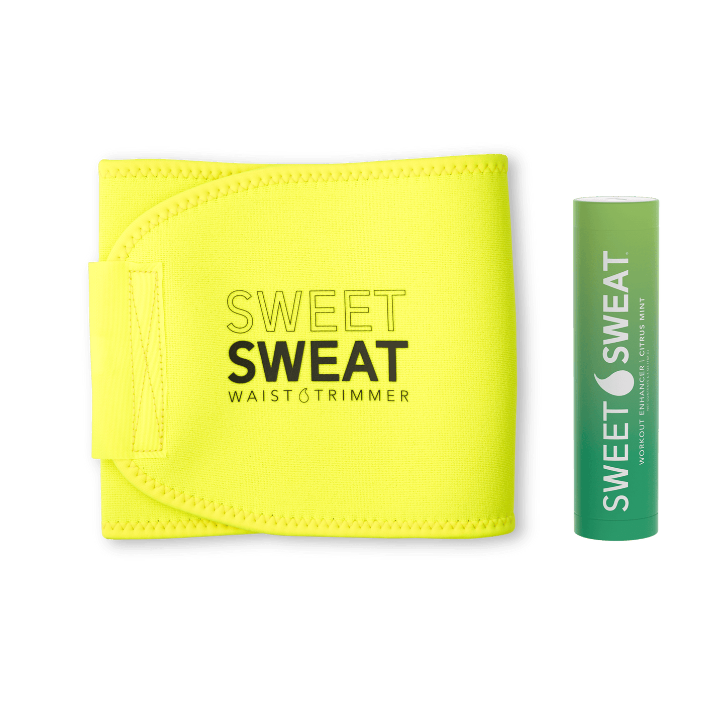 Sweet Sweat® Neon Trimmer Bundle with Waist Trimmer & Sweet Sweat® Stick