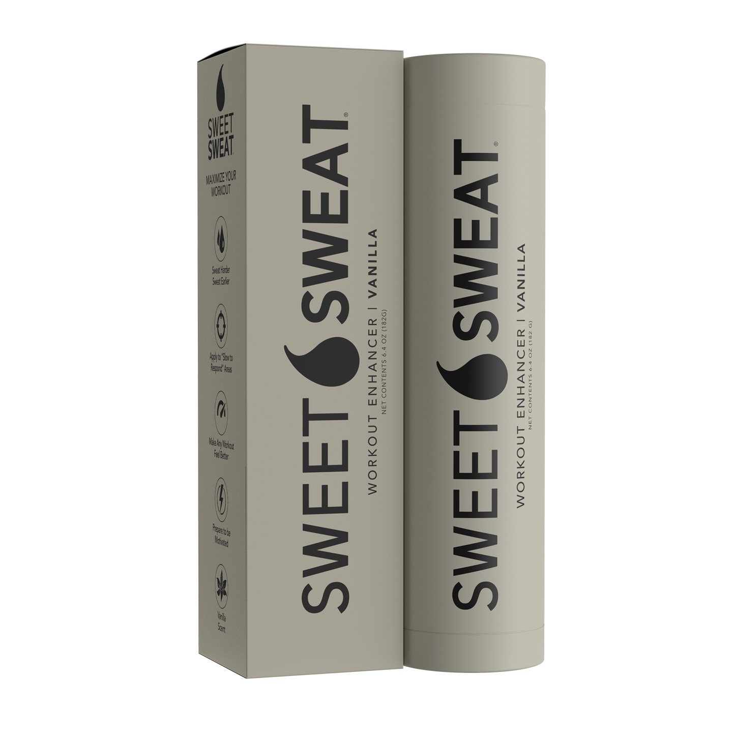 a Sweet Sweat® Stick 6.4 oz - Vanilla on a white background.
