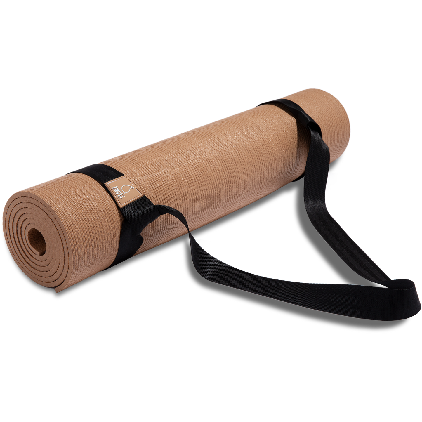 Sweet Sweat® Non-Slip Yoga Mat 6ft x 2ft with 6mm Thickness