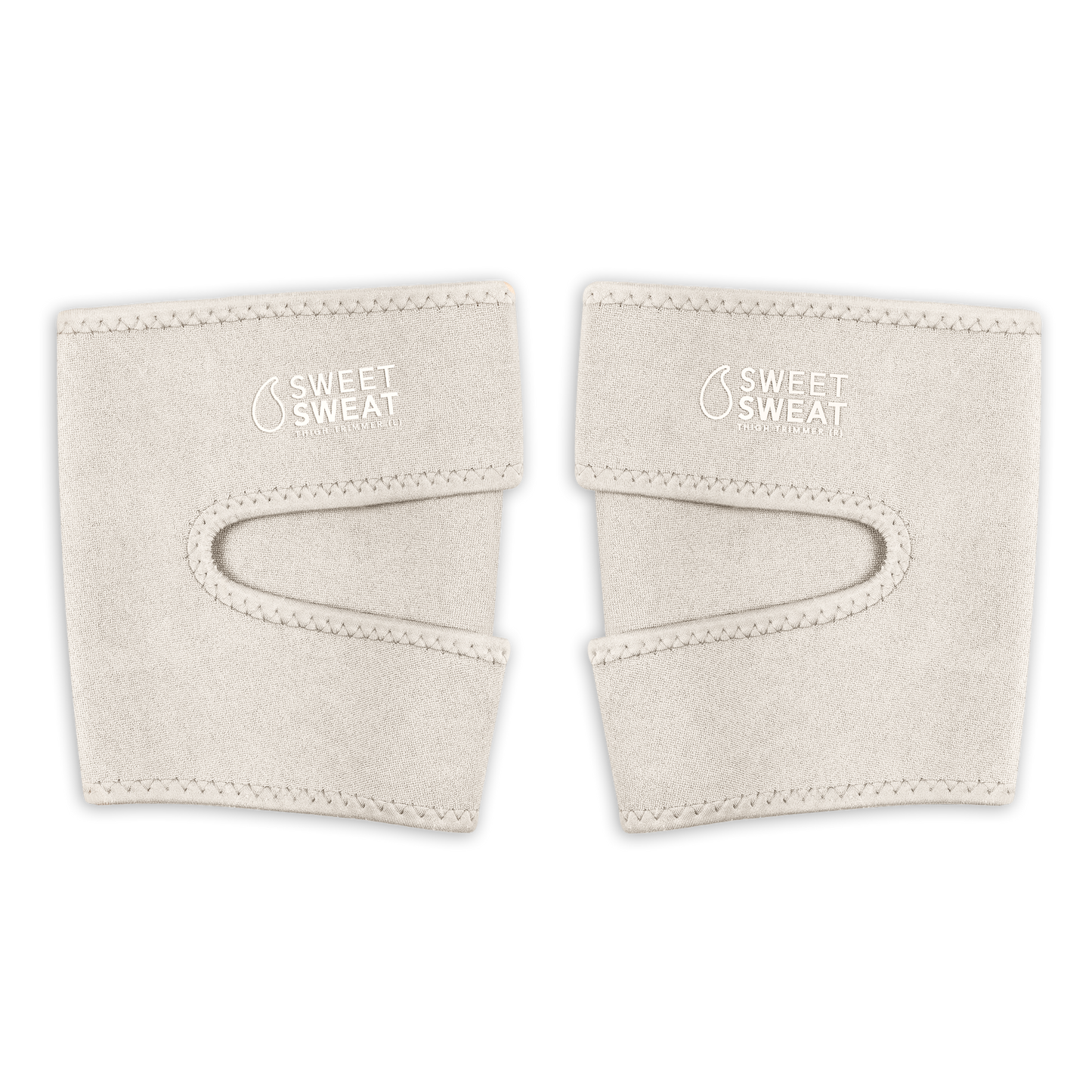a pair of Sports Research Sweet Sweat® Toned Thigh Trimmers 2PK with the word sweet sweet on them.