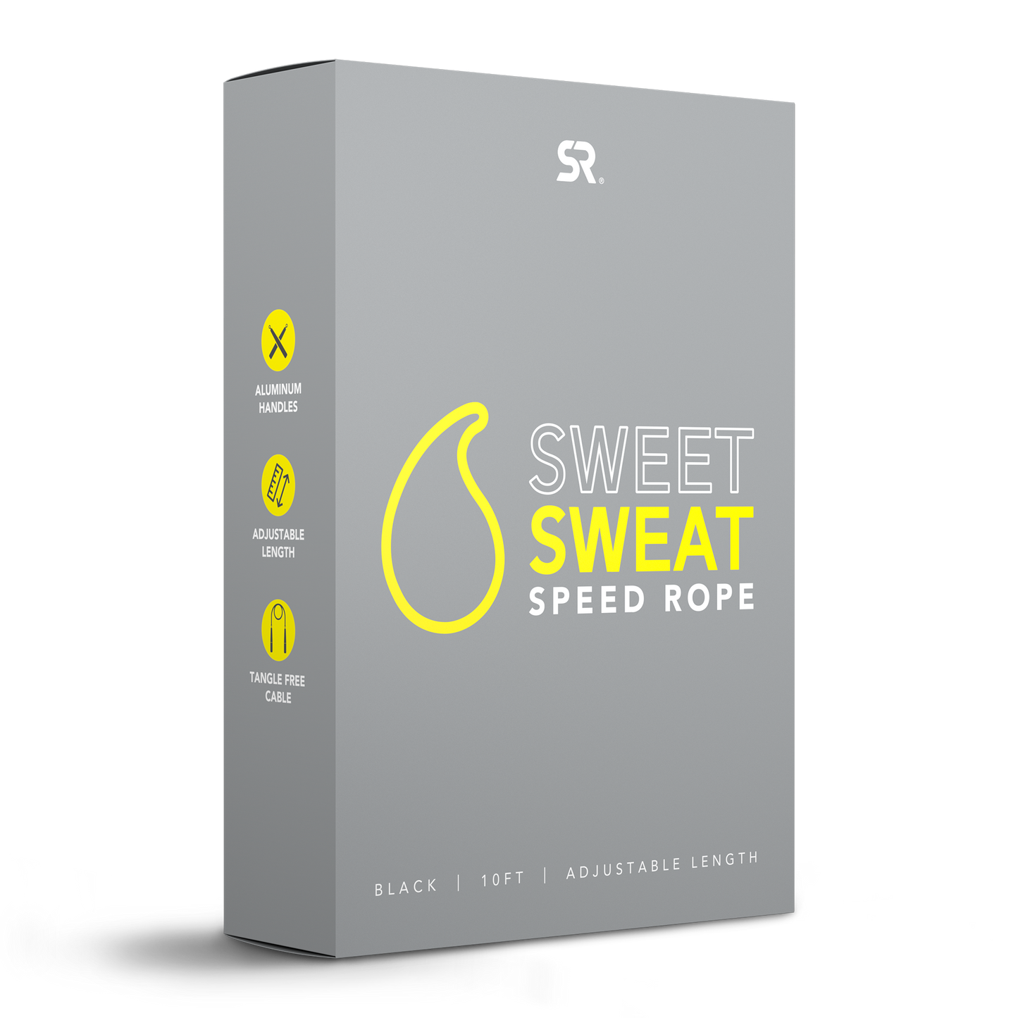 Sweet Sweat® Speed Rope with High-Speed Bearings by Sweet Sweat.