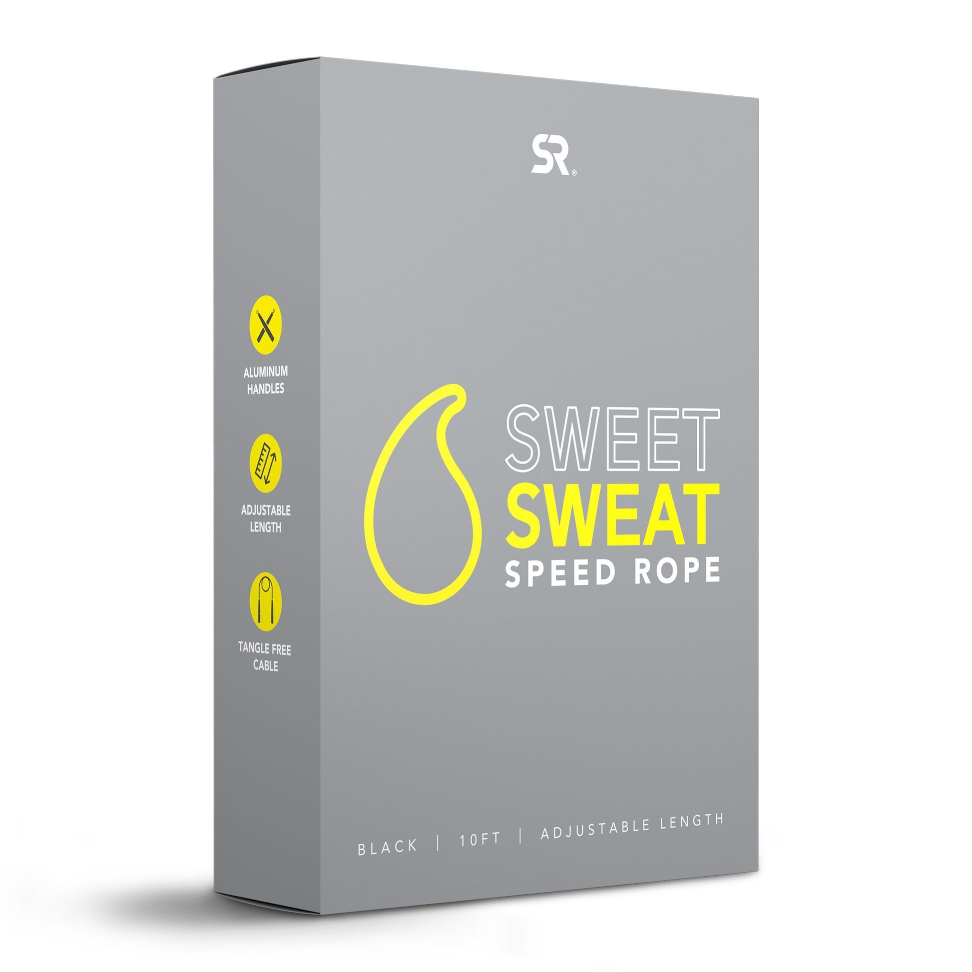 Sweet Sweat® Speed Rope with High-Speed Bearings by Sweet Sweat.