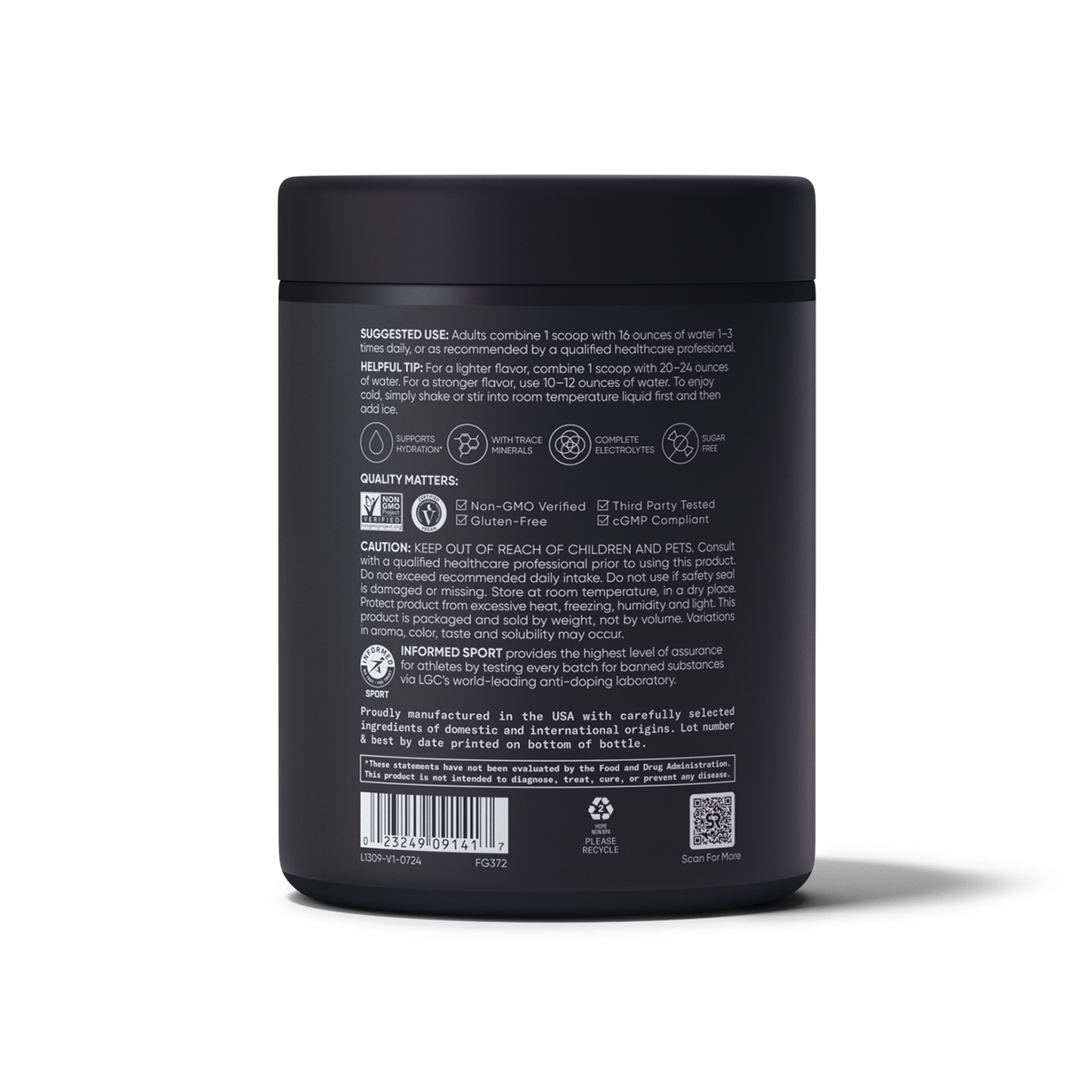 Hydrate Electrolytes Jar