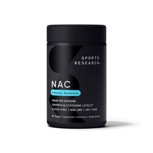 NAC - N-Acetyl-L-Cysteine 600mg (90 veggie capsules)