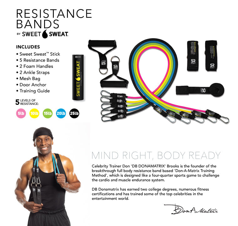 Sweet Sweat® Donamatrix Resistance Bands