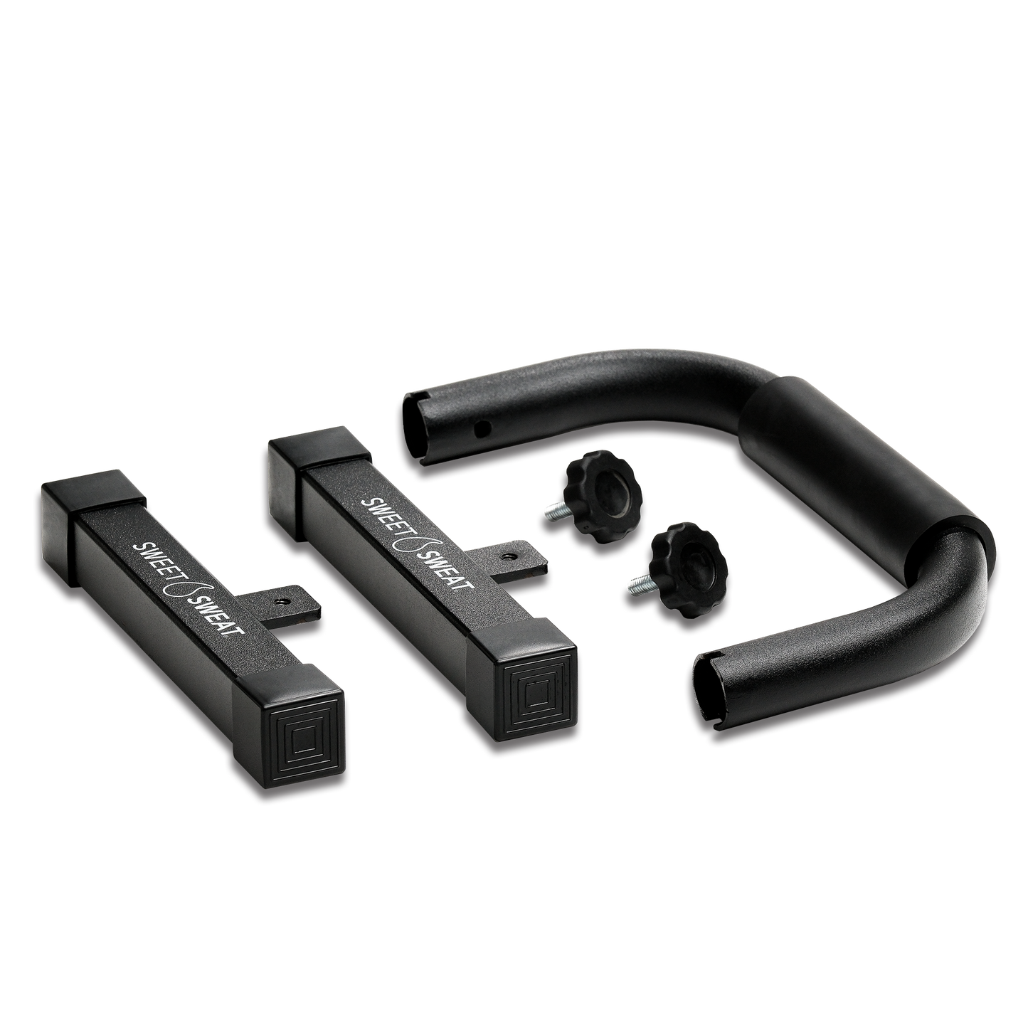 a pair of Sweet Sweat® Push-Up Bars with Ergonomic Handles and a pair of Sweet Sweat® Push-Up Bars with Ergonomic Handles.