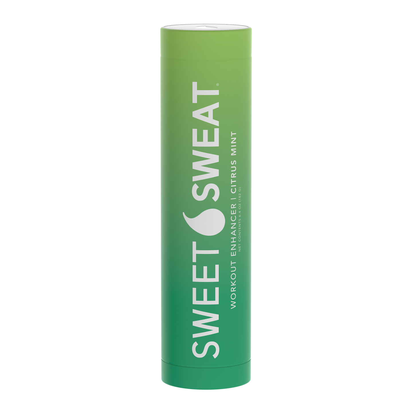 a tube of Sweet Sweat® Stick 6.4 oz - Citrus Mint lip balm on a white background