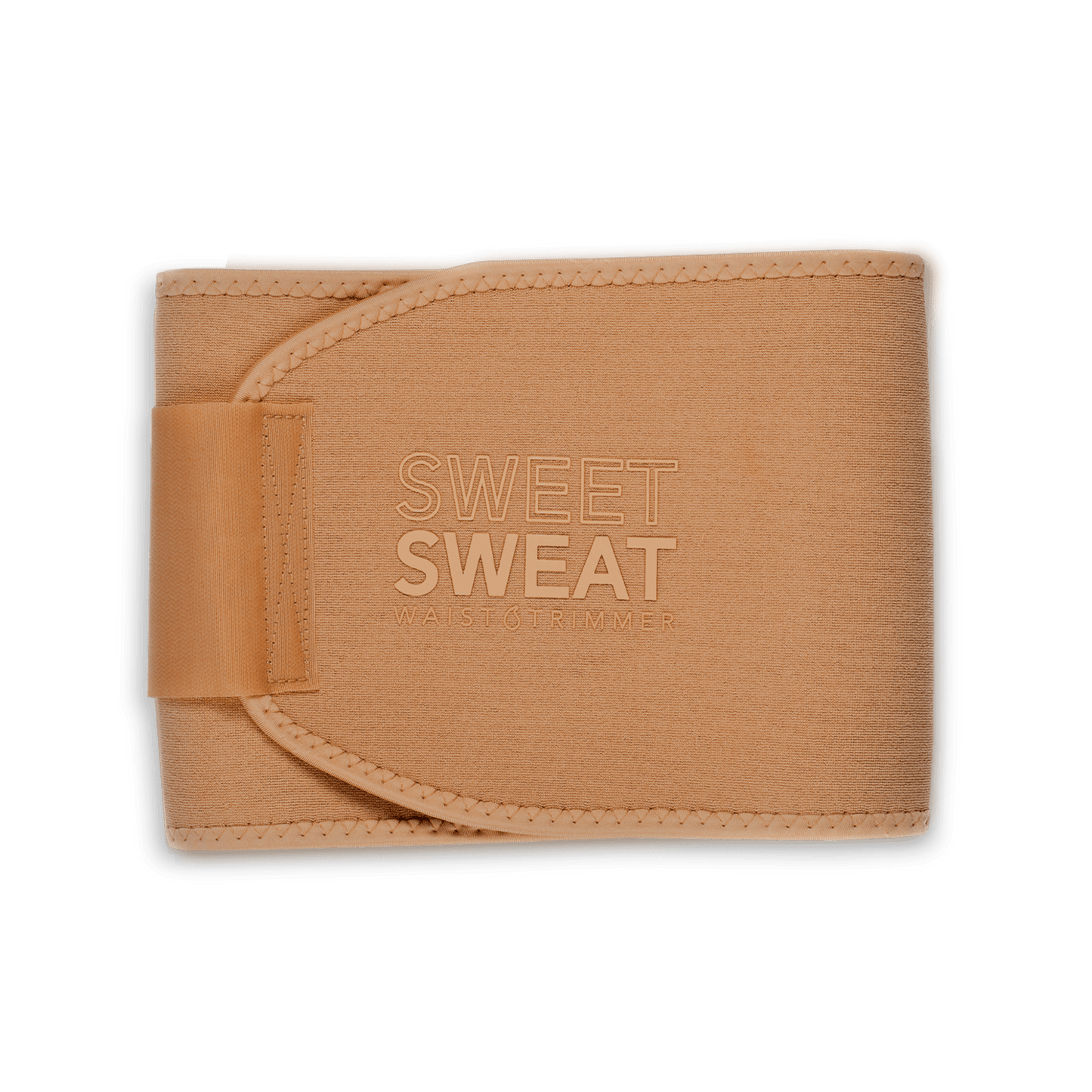 a wallet with the Sweet Sweat® Toned Waist Trimmer from Sports Research on it.