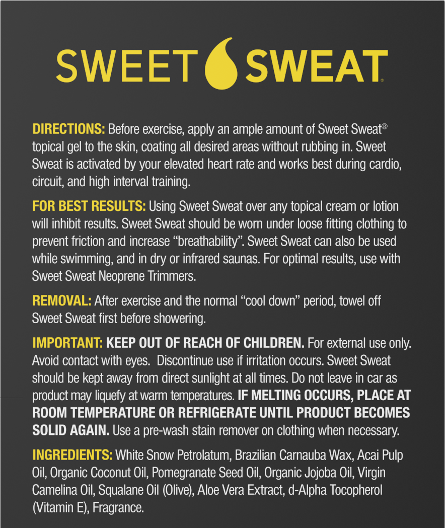 Sweet Sweat® Topical Gel Travel Packets 20PK 0.53 oz