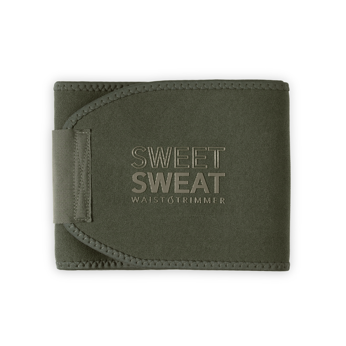 Sports Research Sweet Sweat® Matte Series Waist Trimmer - olive green.